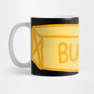 Yellow Cartoon Stick Of Buttet Mug